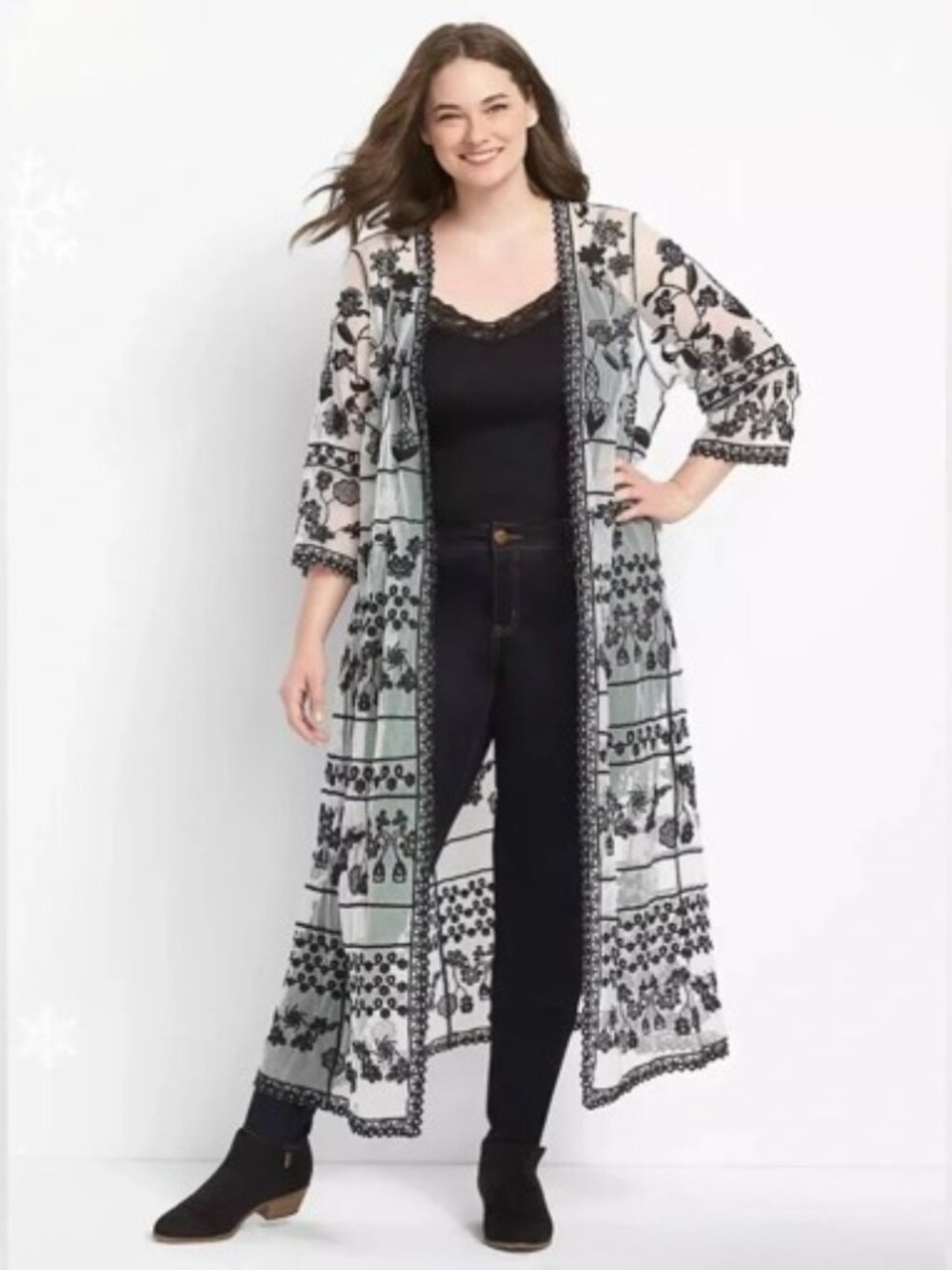Lane Bryant Kimono-style Duster